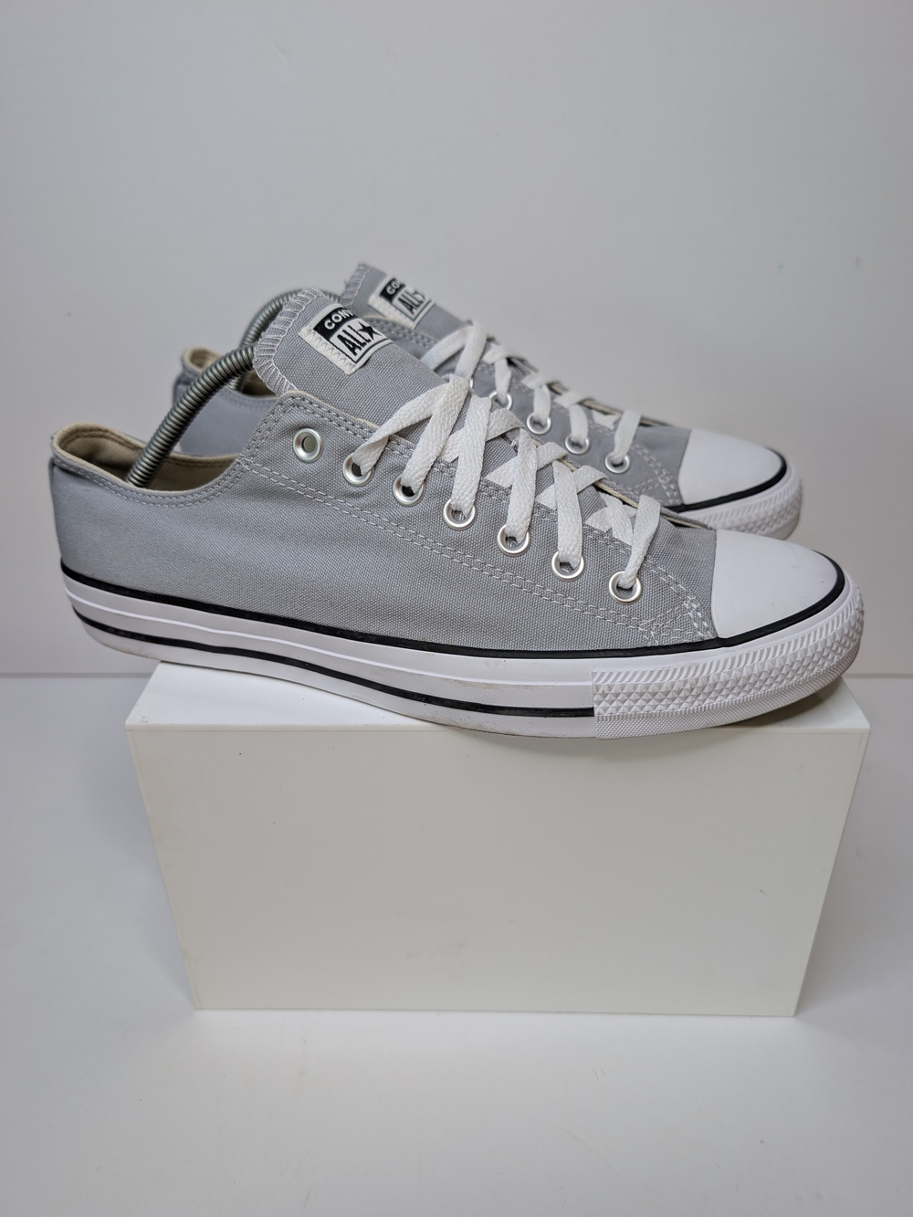 Converse All Star CT Men's 10 Women's 12 Light Gray Low Top Sneakers 166710F